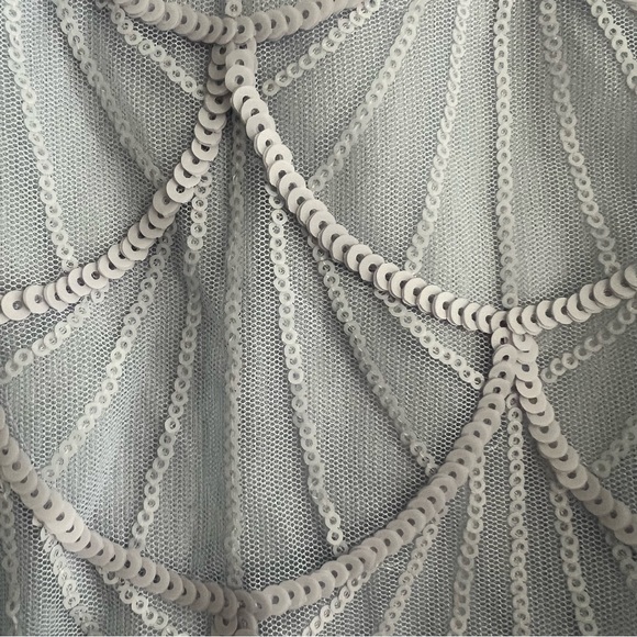 ASOS Curve Lilac Curve Monotone Sequin Formal Dress. Size 14 - Picture 6 of 7